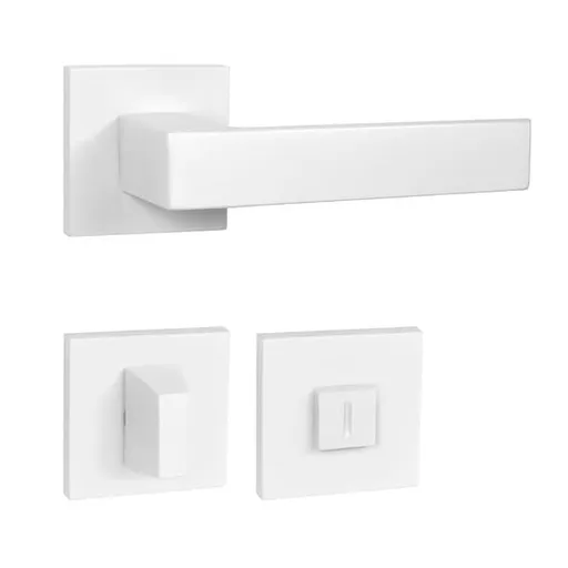 Kľučka Naturel Hit biela matná WC kľúč HITHRWSWC