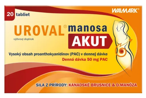 Walmark Uroval Manosa Akut 20 tabliet