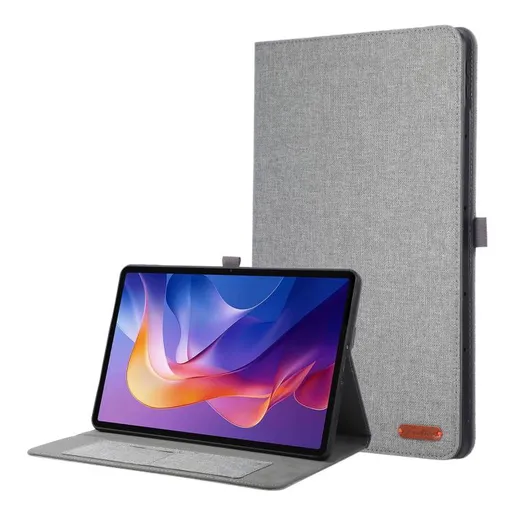 FABRIC Zaklápací kryt pre Xiaomi Redmi Pad 2 Pro šedý