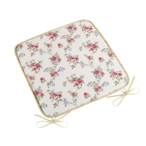 Bellatex Sedák DITA hladký Pnúca ružička, 40 x 40 cm