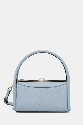 Kožená kabelka Furla Nicole Mini Boston Bag