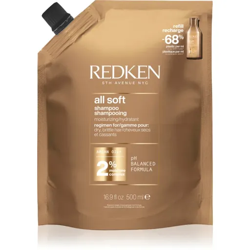 Redken All Soft vyživujúci šampón pre suché a slabé vlasy 500 ml