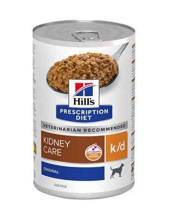 HILLS Diet Canine k/d konzerva pre psy na podporu funkcie obličiek 350g