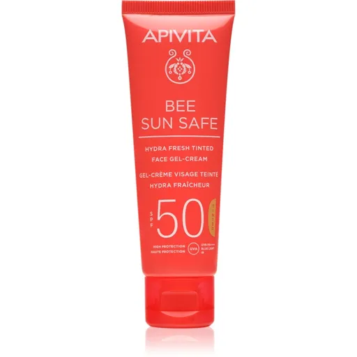 Apivita Bee Sun Safe Hydra Face Tinted Gel-Cream SPF50 tónovaný gélový krém SPF 50 50 ml
