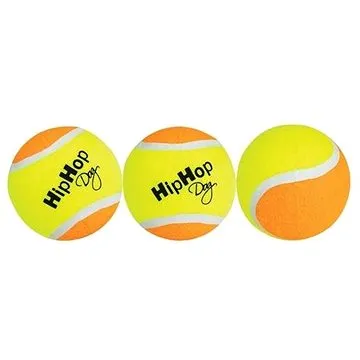 Trixie Hiphop Dog Tenisová loptička pískajúca 6,5 cm 3 ks (8596410163623)