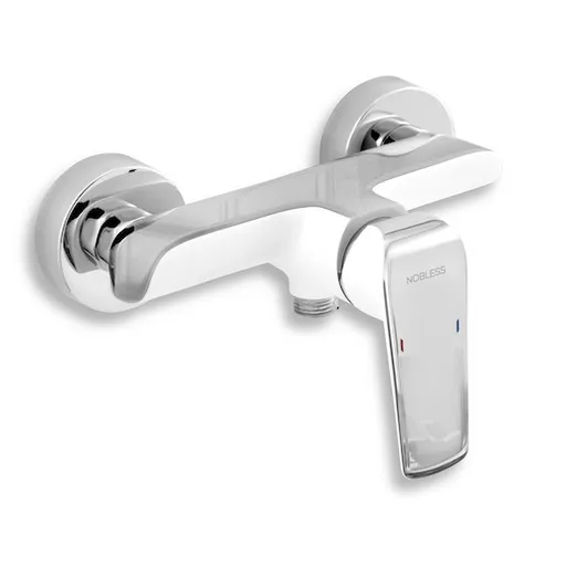 Sprchová batéria Novaservis Nobless Tina bez sprchového setu 150 mm biela/chróm 38061/1.1