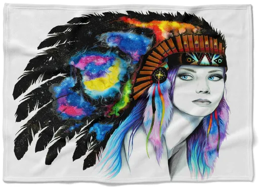 Deka Space Indiánka Art (Rozmer: 200 x 140 cm, Podšitie baránkom: NE)
