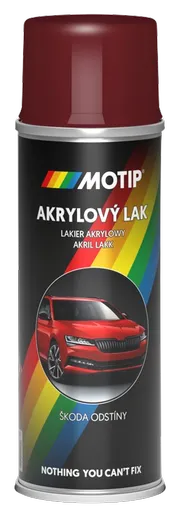 AUTOSPREJ ŠKODA - Farba na auto v spreji AC8302 - červená apollo 0,2 L