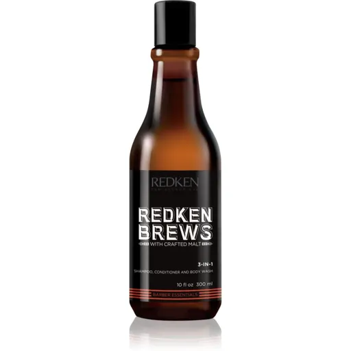 Redken Brews 3 v 1 šampón, kondicionér a sprchový gél 300 ml