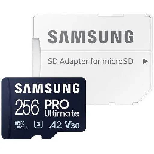 Samsung PRO Ultimate/micro SDXC/256GB/200MBps/UHS-I U3/Class 10/+ Adaptér/Modrá