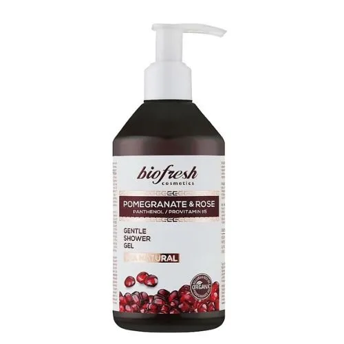Biofresh Jemný sprchový gél s panthenolom a B5 Pomegranate & Rose 250 ml