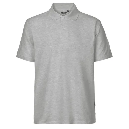 Neutral Pánska polokošeľa Classic z organickej Fairtrade bavlny - Športovo šedá | 5XL