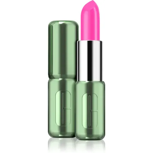 Clinique Pop™ Longwear Lipstick Satin saténový rúž odtieň Delicious Pink 3.9 g