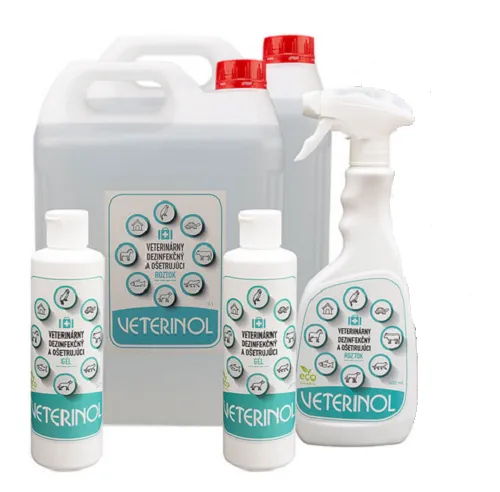Veterinol gél dezinfekčný 250 ml