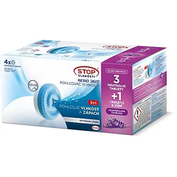 Ceresit - Stop vlhkosti Aero 360° - Náhradné náplne, levanduľa, 4x 450 g (9000100949033)