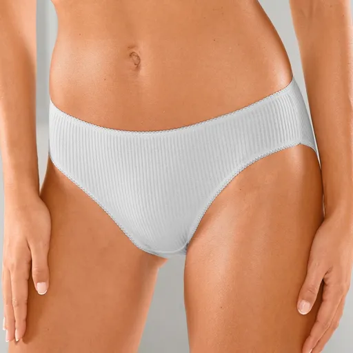 Súprava 6 midi nohavičiek s plochým vrúbkovaním