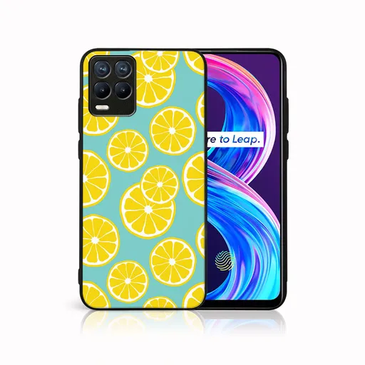 MY ART Silikónový obal Realme 8 / Realme 8 Pro LEMON (121)