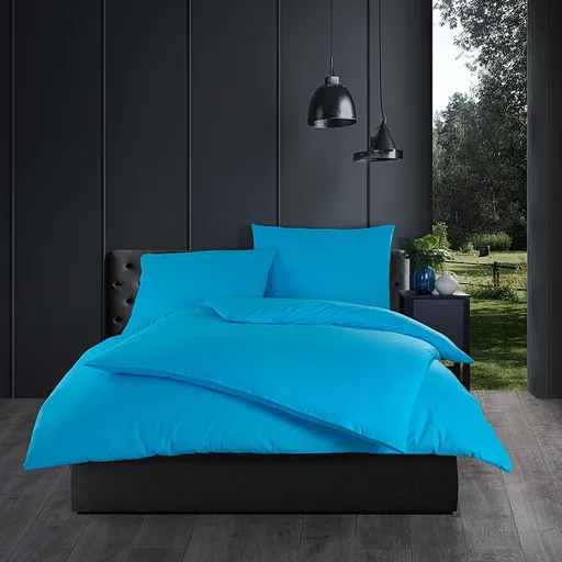 Bavlnené obliečky Color tyrkysová, 140 x 200 cm, 70 x 90 cm
