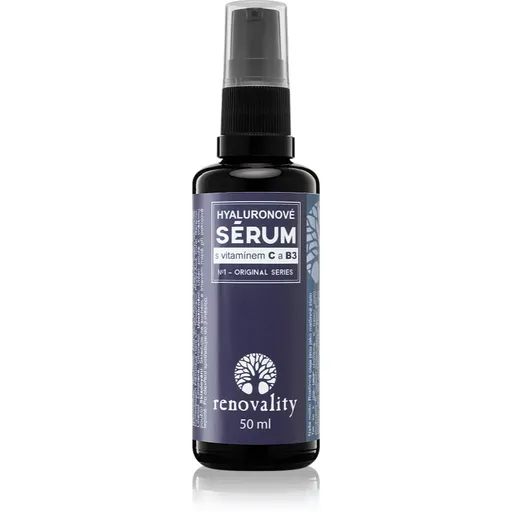 Renovality Original Series Hyalurónové sérum s vitamínom C a B3 pleťové sérum pre všetky typy pleti 50 ml