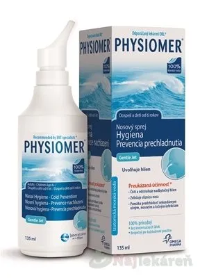 PHYSIOMER GENTLE JET nosový sprej 135ml