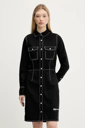 Rifľové šaty Karl Lagerfeld Jeans