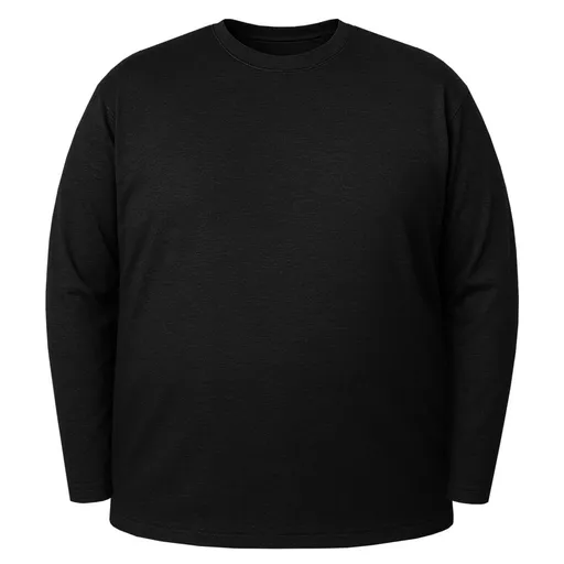 Miners Mate supersize Nadrozmerné tričko s dlhým rukávom Unisex - Čierna | 10XL