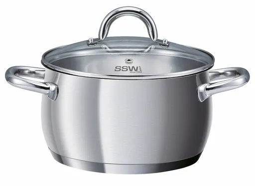 SSW - Hrniec so sklenenou pokrievkou 16cm PROFI PLUS