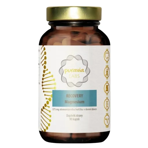 PURAVIA LABS Magnesium recovery 90 kapsúl