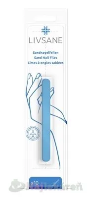 Livsane Pieskový pilník na nechty malý 10 ks