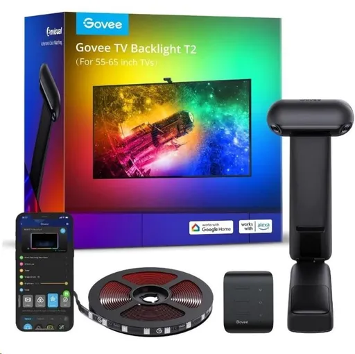 Govee DreamView T2 DUAL TV 55-65" SMART LED podsvietenie RGBIC
