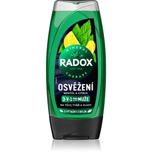 Radox Men Osvieženie sprchový gél na tvár, telo a vlasy 450 ml