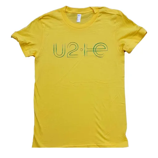 U2 tričko I+E Logo 2015 Žltá M