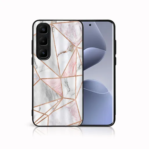 MY ART Ochranný kryt pre Infinix Hot 50 Pro+ PINK MARBLE (143)