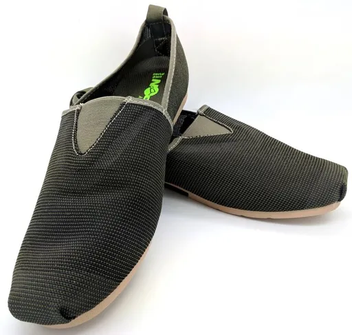 Korda topánky kore slip ons olive-veľkosť 7