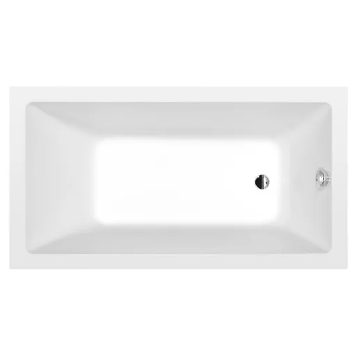 Polysan Noemi obdĺžniková vaňa 160x80 cm akrylát ľavá aj pravá biela matná 71722.11
