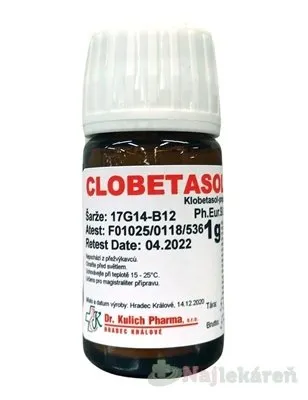 Clobetasoli propionas micronisatum v liekovke 1g