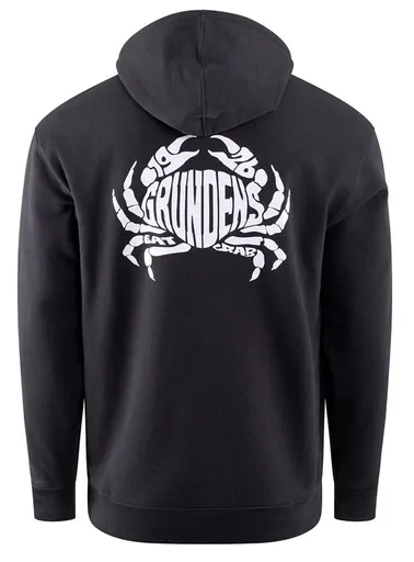 Grundéns mikina eat your words dwr hd hoodie black crab graphic - xxxl