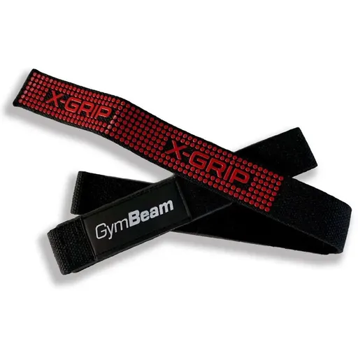 GymBeam X-Grip posilňovacie trhačky farba Black