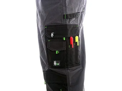 Záhradníky CXS SIRIUS TRISTAN, pánske, šedo-zelené, veľ. 68