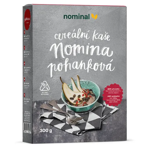 NOMINAL Nomina cereálna kaša pohánková bez lepku 300 g