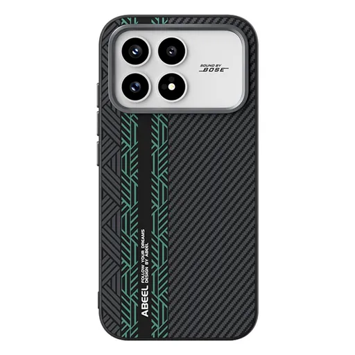 ABEEL RELIEF Ochranný obal pre POCO F8 Pro BLACK-GREEN