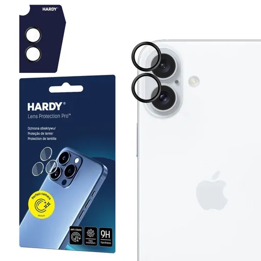 3mk Hardy Lens Protection Pro pre iPhone 16/16 Plus Black