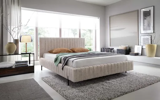 ArtElta Manželská posteľ PLISSA s výklopným roštom | 160 x 200 cm Farebné prevedenie PLISSA: Relax 18