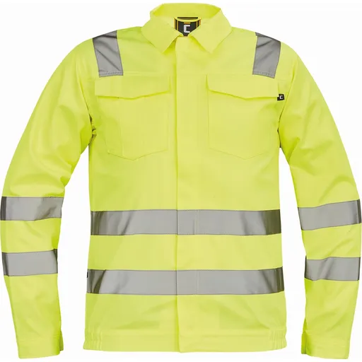 Cerva Reflexná pracovná blúza MALAGA - Žltá | 56