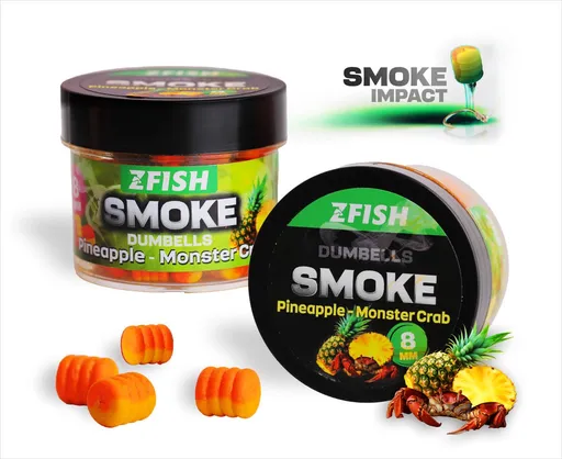 Zfish smoke pop-up dumbells 8 mm 20 g - pineapple monster crab