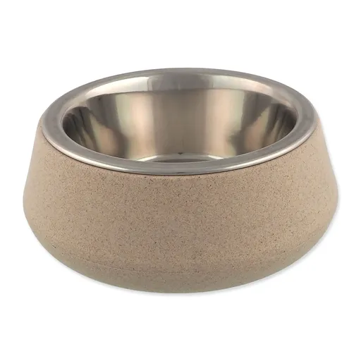 Miska Dog Fantasy nerez EcoStyle béžová 14cm, 480ml