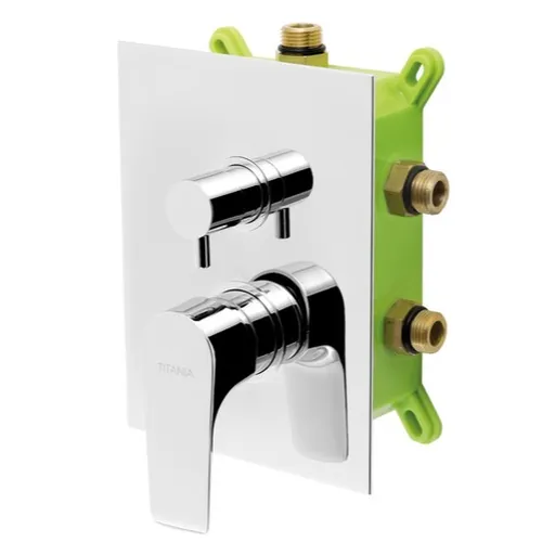 Novaservis Nice sprchová a vaňová batéria vrátane podomietkového telesa chróm box97051rx,0 BOX97051RX.0