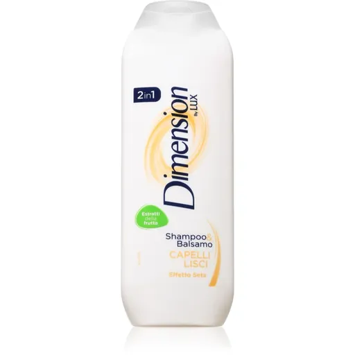 Dimension by Lux 2in1 šampón a kondicionér 2 v1 pre narovnanie vlasov 250 ml