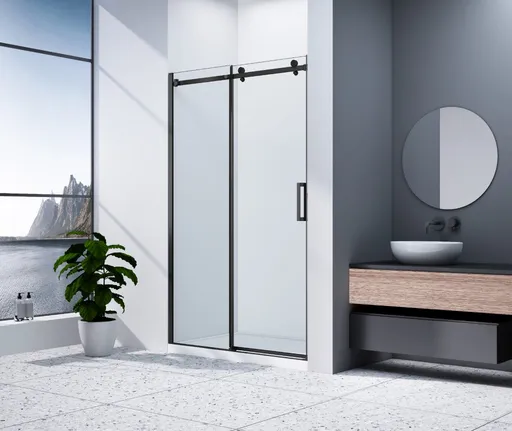 GELCO DRAGON BLACK Sprchové dvere do niky 1500 číre sklo, GD4615B GD4615B