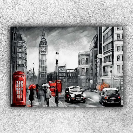 Foto na plátne Londýn art 120x80 cm